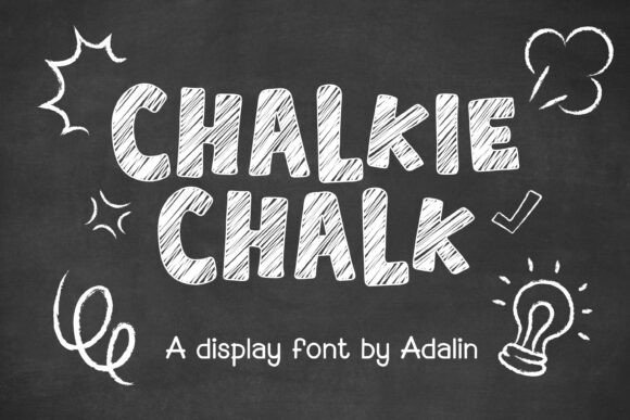 Chalkiechalk: A Playful Font for Educational Design