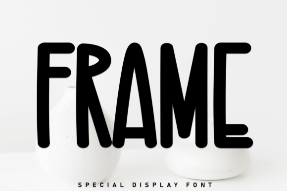 Frame: The Casual Display Font for Modern Branding