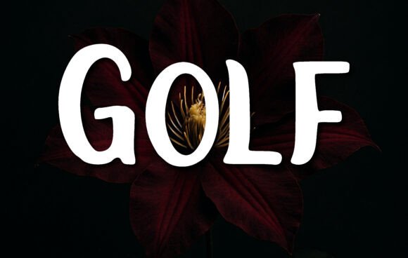Golf: The Confident Display Font for Modern Branding