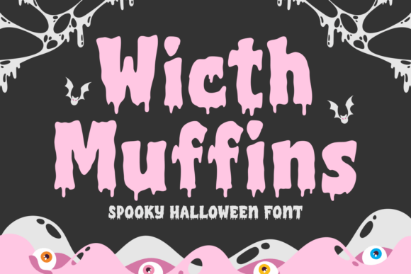 Witch Muffins Font: Spooky Fun for Halloween Designs